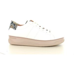 Hartjes - 162.1950 - Leren Sneaker - Wit Combi - Wijdte H