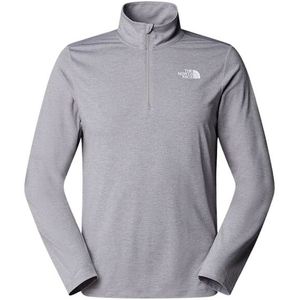The North Face - 24/7 - T-shirt - Tnf Pale Grey Heather - Lange Mouwen - Kwartrits