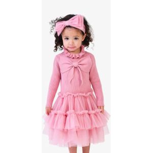 Angels Face - Bliss - Jurk - Roze - Gebreid met Tule
