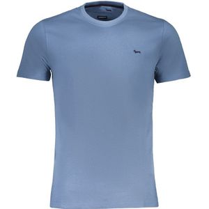 Slim Fit Korte Mouwen T-shirt met Ronde Hals