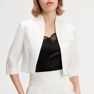 Minimalistische cropjackeet