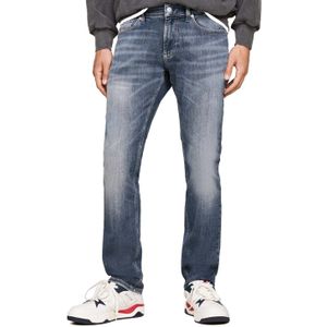 Tommy Jeans - Slim Fit Jeans - Zwart - Katoen - Met Stretch