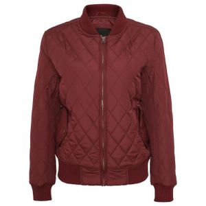 Urban Classics Dames diamond nylon gewatteerd jasje