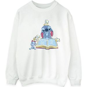 Li-cense Disney heren lilo & stitch boek lezen sweatshirt