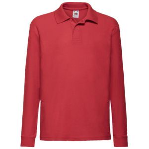 Fruit of the Loom - Polo Shirt - Lange Mouwen - Kinderen