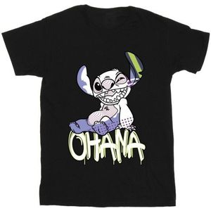 Li-cense Disney heren lilo en stitch ohana graffiti t-shirt