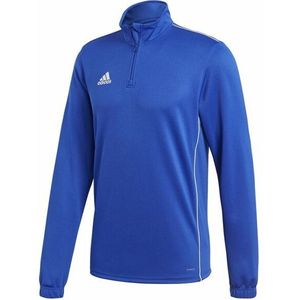 Adidas - Core 18 - Trainings Sweatshirt - Met Lange Mouwen - Hoge Kraag - Kwart Rits