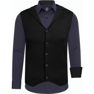 Shirt met vest set van 2