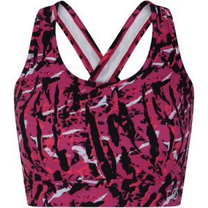 Dare2b Dames wave zebraprint sportbeha