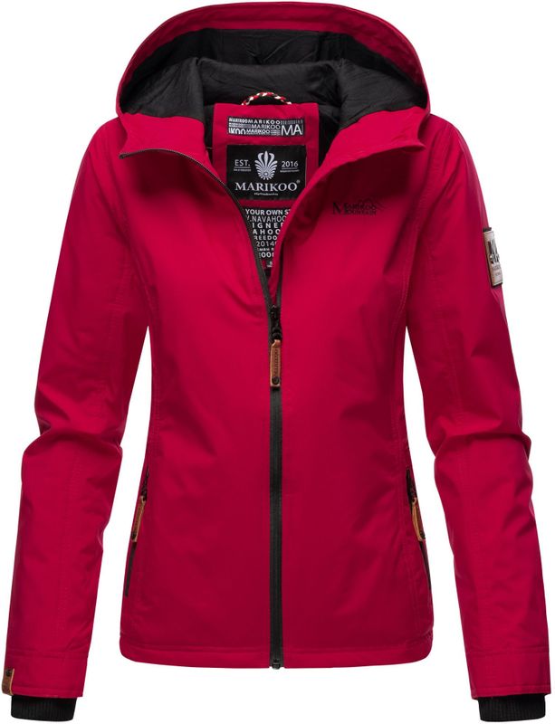 Marikoo - B862 - Tussenjas - Fuchsia - Lichtgewicht - Water- en Windafstotend