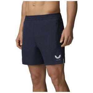 Castore - CME21025-021 - Woven Trainingsbroekje - Zwart-Grijs - 87% Polyamide, 13% Elastaan, Verstelbare Tailleband