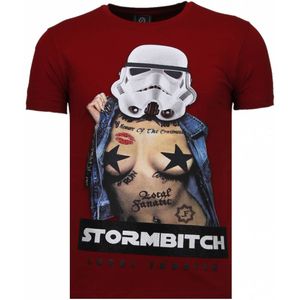 Local Fanatic Stormbitch rhinestone t-shirt