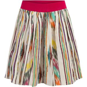 Mymo - Geplooide Rok - Veelkleurig - Inca-patroon - Minirok