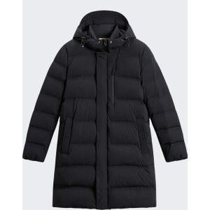 Woolrich Heren matt stretch long puffer