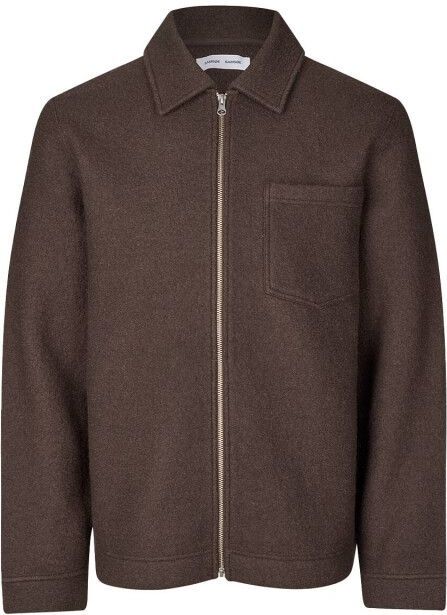 Samsøe Samsøe - Jas Hannes - Bruin - Heren - Wol