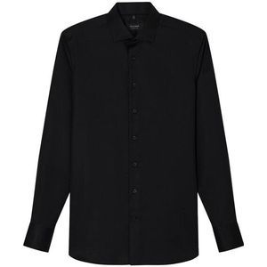 OLYMP SIGNATURE Overhemd, tailored fit, SIGNATURE Kent, Zwart