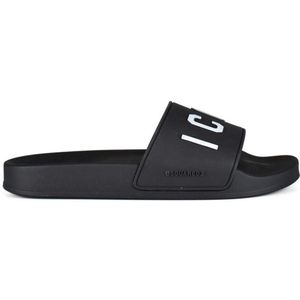 Dsquared2 - ICON - Badslippers - Zwart