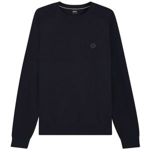 Boss - Menswear C-Illian - Trui - Donkerblauw - Ronde Hals