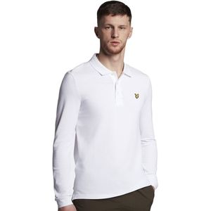 Lyle & Scott - Poloshirt - Wit - Lange Mouwen