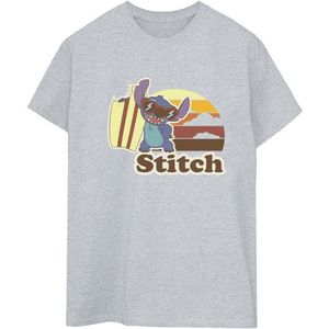 Li-cense Disney dames lilo and stitch bitten surfboard katoenen vriendje t-shirt