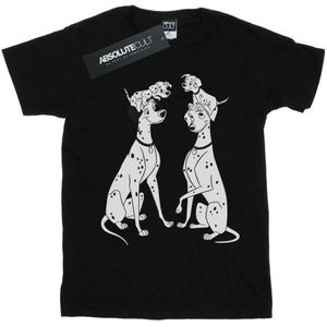 Li-cense Disney dames 101 dalmatiërs familie boyfriend t-shirt