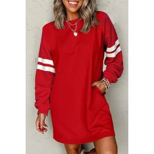 Streepdress met Mouwen