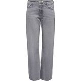 Only - Onlcobain Reg Wide Rhinestone - Jeans - Medium Grey