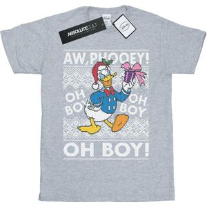 Li-cense Disney dames donald duck kerst fair isle katoenen vriendje t-shirt