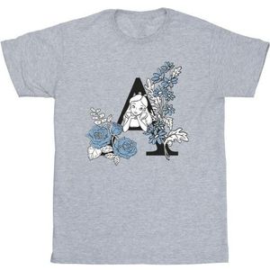 Li-cense Disney heren alice in wonderland letter a t-shirt