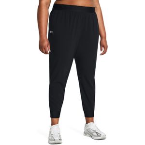 Under Armour - Rival High-Rise Woven - Damesbroek - Zwart