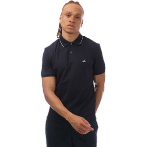 C.P. Company - Stretch Piquet - Poloshirt - Navy