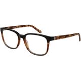 Tweekleurige Rechthoekige Bril