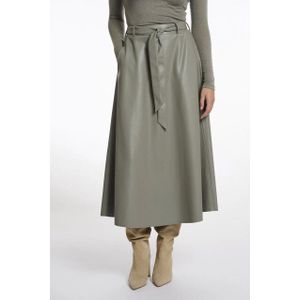 Rino & Pelle - Chelsea.7502511 - A-lijnrok - Groen - Faux Leather