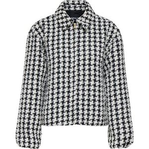 Only - Onlflorance Boucle Zip Jacket - Zwart - Damesjas