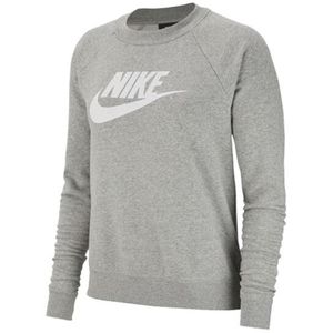 Nike - Dames Sportswear Essential Sweatshirt - Gemêleerd - Relaxed Model