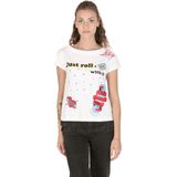 Grafische T-shirt Korte Mouwen Casual