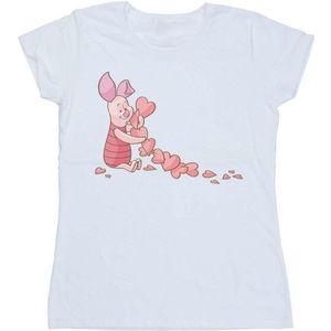 Li-cense Disney dames winnie the pooh knorretje hartenketting katoenen t-shirt