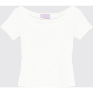 Max Mara - Stretch Katoenen Top Virtus - Wit - Dames