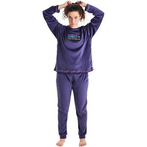 Winterpyjama lange mouw fluweel MU5 vrouwen