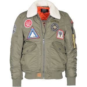 Top Gun - TG23003 - Bomberjack - Met Imitatiebontkraag