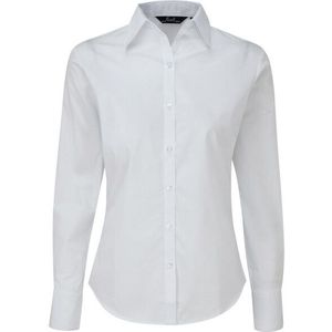 Premier Dames popeline blouse met lange mouwen