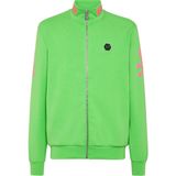 Philipp Plein - Sweatshirt - Zwart - Jogging Zipped Jacket Skull&Bones