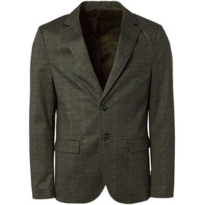 No Excess - Blazer - Taupe - Jersey Stretch Check