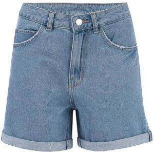 Vero Moda - Nineteen - Damesshort - Lichtblauw - Hoge Taille - Losse Pasvorm