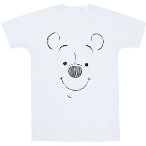 Li-cense Disney heren winnie de poeh winnie de poeh gezicht t-shirt
