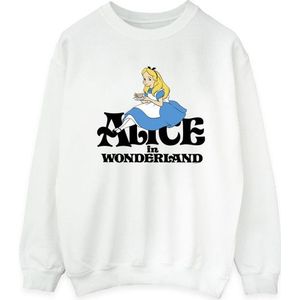 Li-cense Disney dames alice in wonderland theedrinker classic sweatshirt