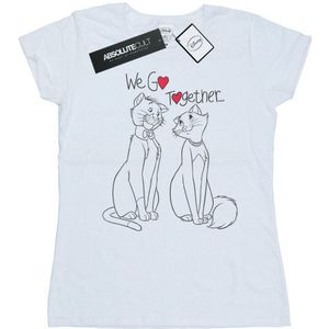 Li-cense Disney dames aristokatten we gaan samen katoenen t-shirt