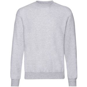 Fruit of the Loom - Heren Klassiek Effen Inzet Sweatshirt - 80% Katoen - Lange Mouwen