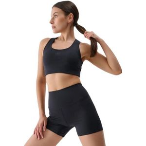 4F - Korte Broeken - Effen - Dames - Hoge Stijging - 92% Polyester - 8% Elastaan