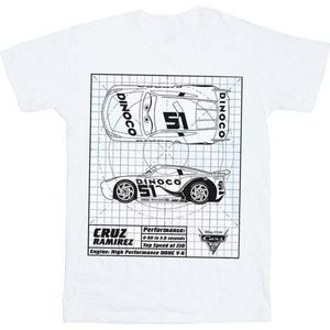 Li-cense Disney dames cars cruz ramirez blauwdruk katoenen vriendje t-shirt